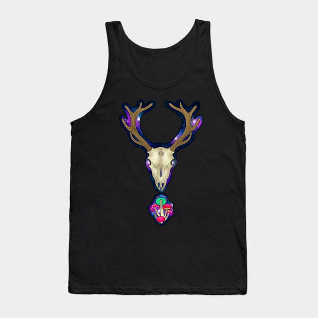 DEERSKULL Tank Top by akuma_king_oda